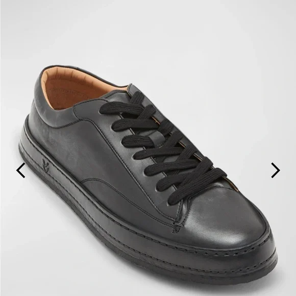 NEW John Varvatos Low Reed Sneakers , Size 9.5 BLACK - Picture 1 of 11